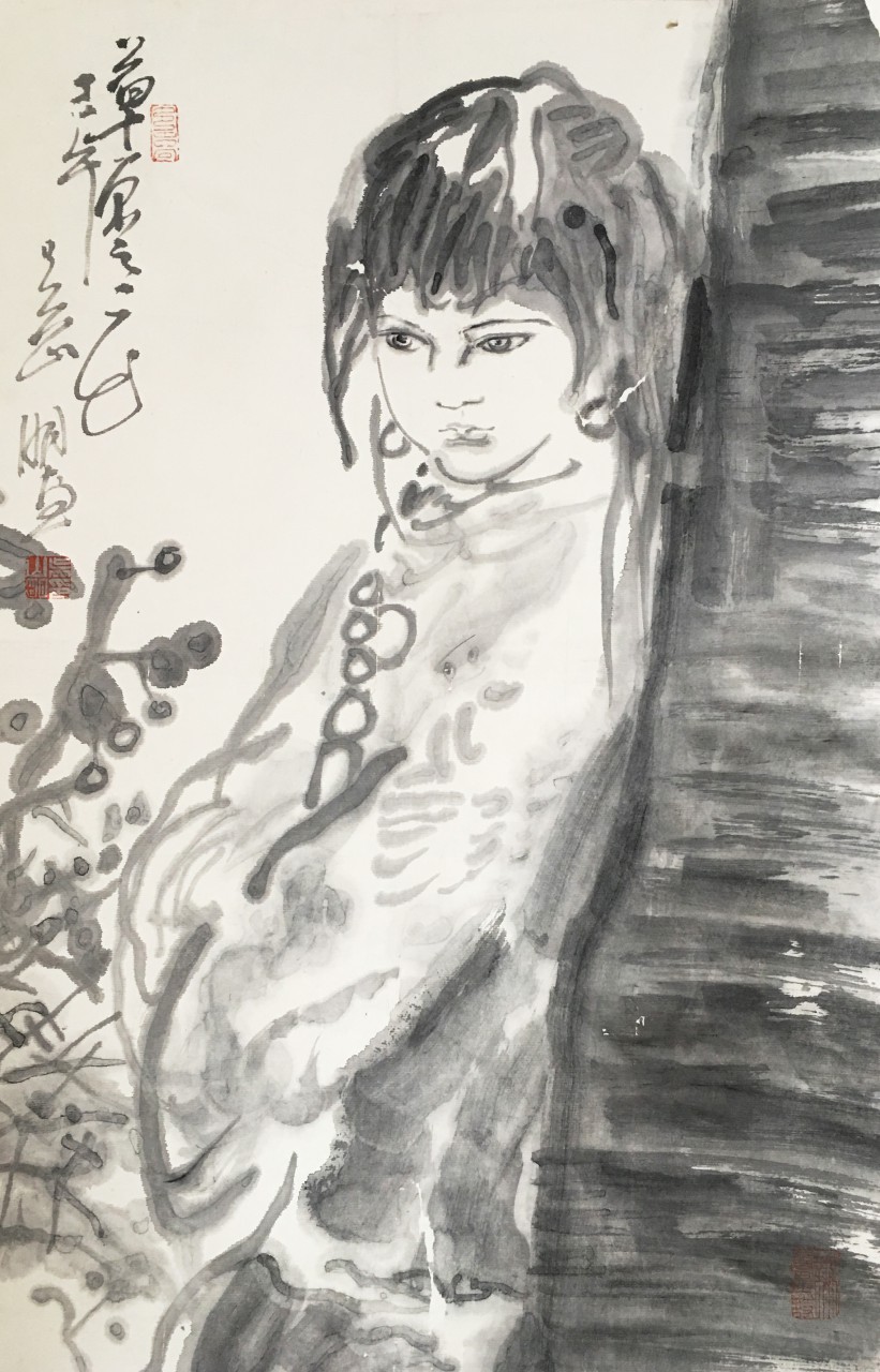 吴山明  草原之花