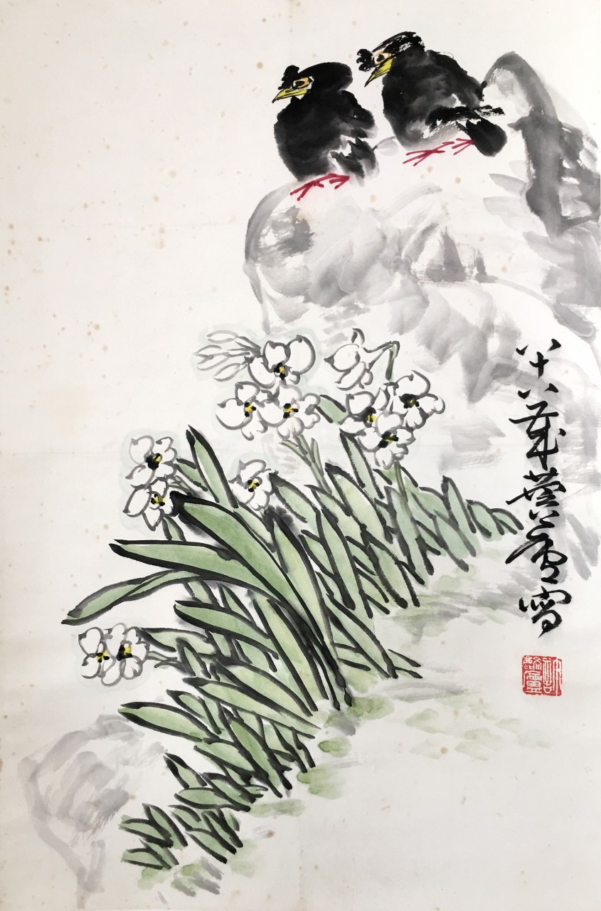 许麟庐  花鸟
