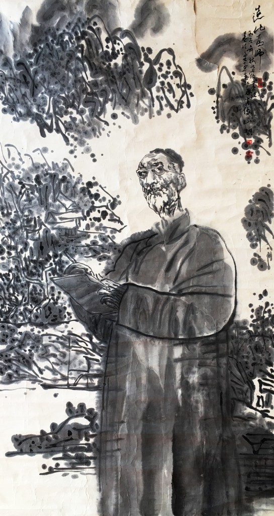 吴山明 教化为师