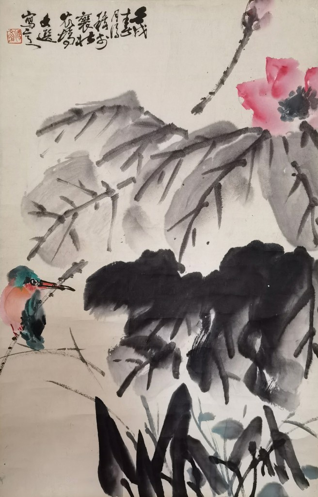 汤文选  花鸟   