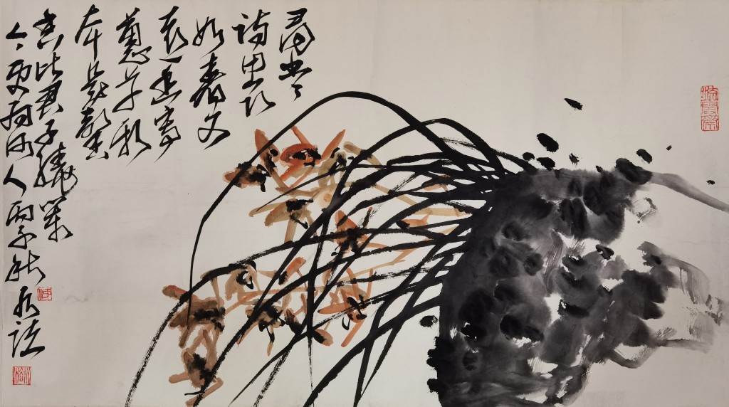 何水法  兰花  