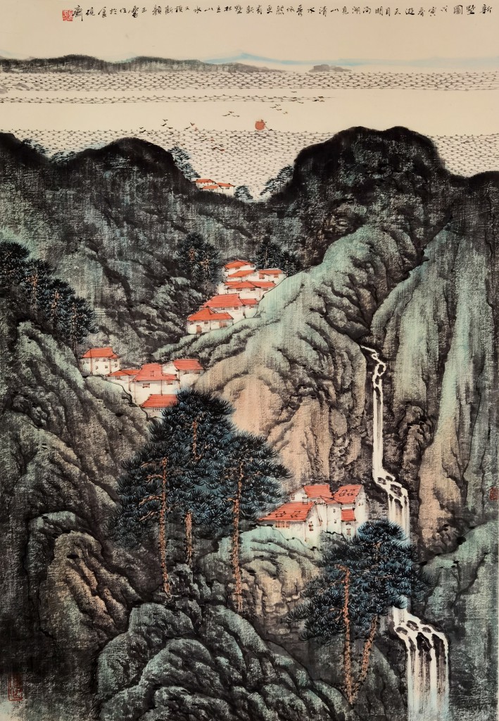 宋玉麟   新墅图  