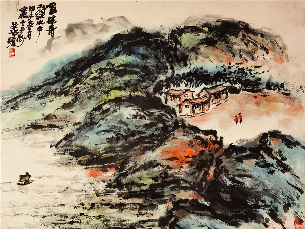 朱屹瞻   山水