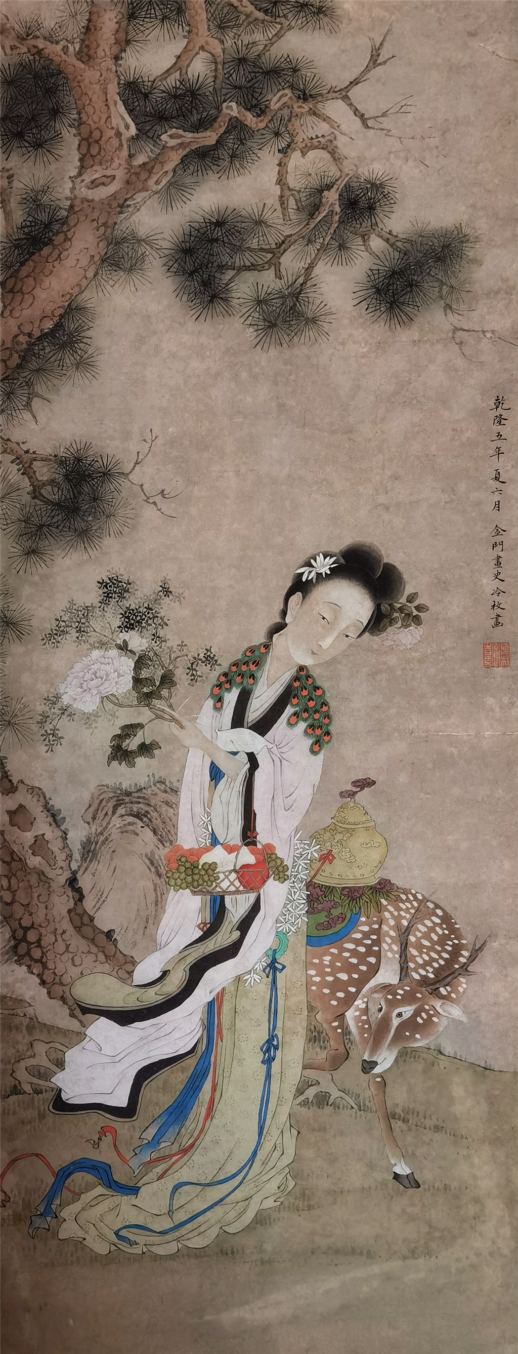 (清)冷枚    仕女