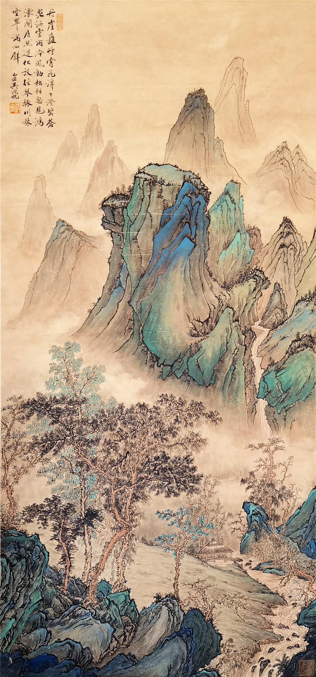 吴湖帆   青绿山水