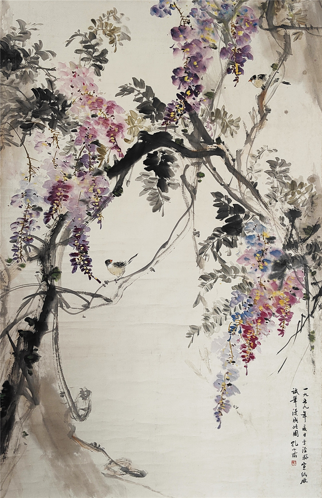 孔小瑜    花鸟 