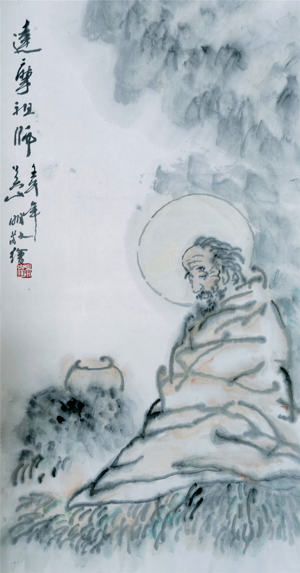 吴山明    达摩祖师 