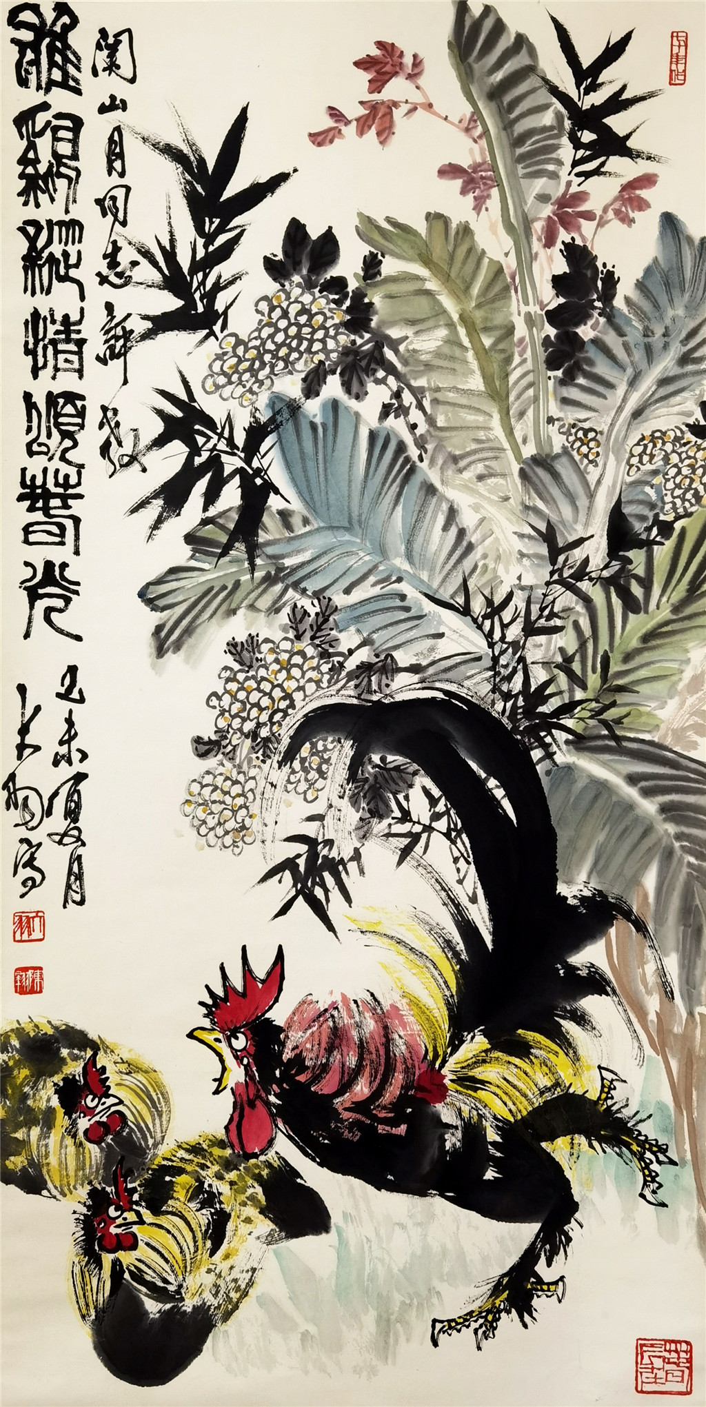 陈大羽     公鸡大吉图