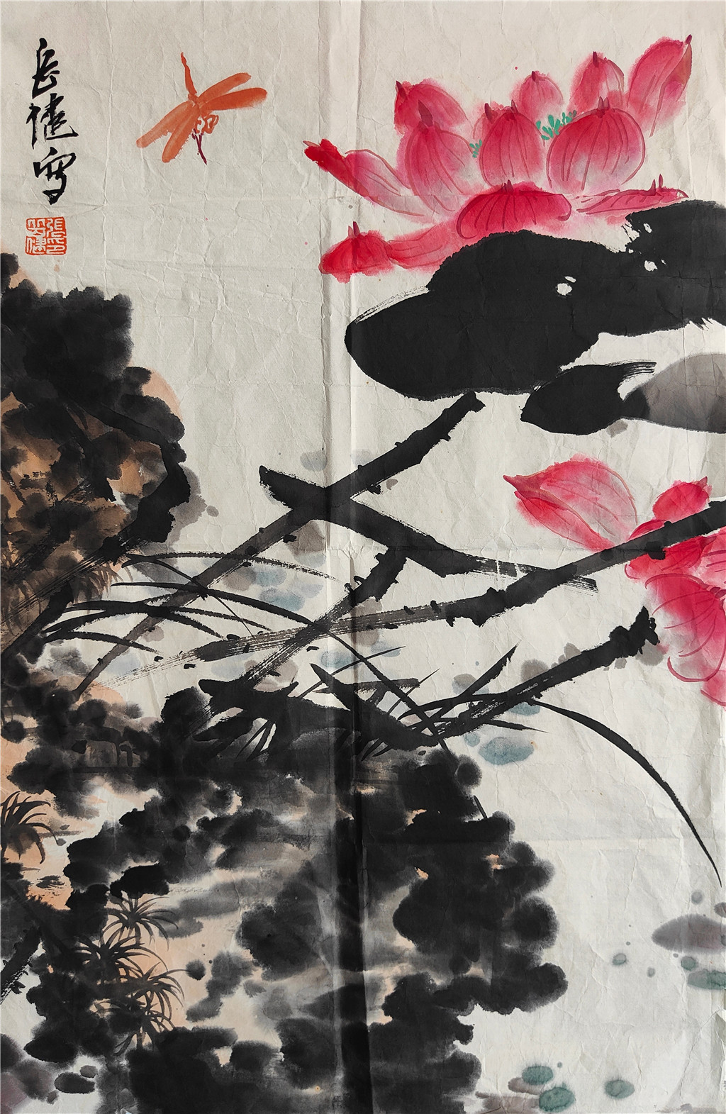 张岳健      荷花 