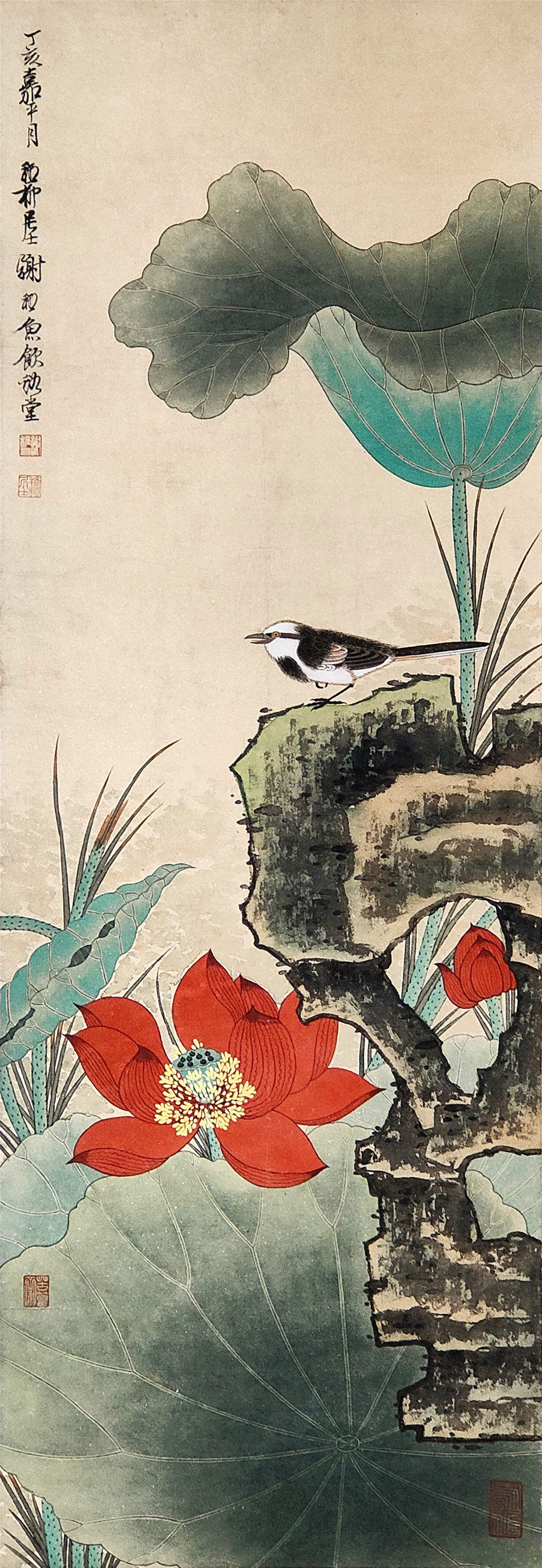 谢稚柳     花鸟