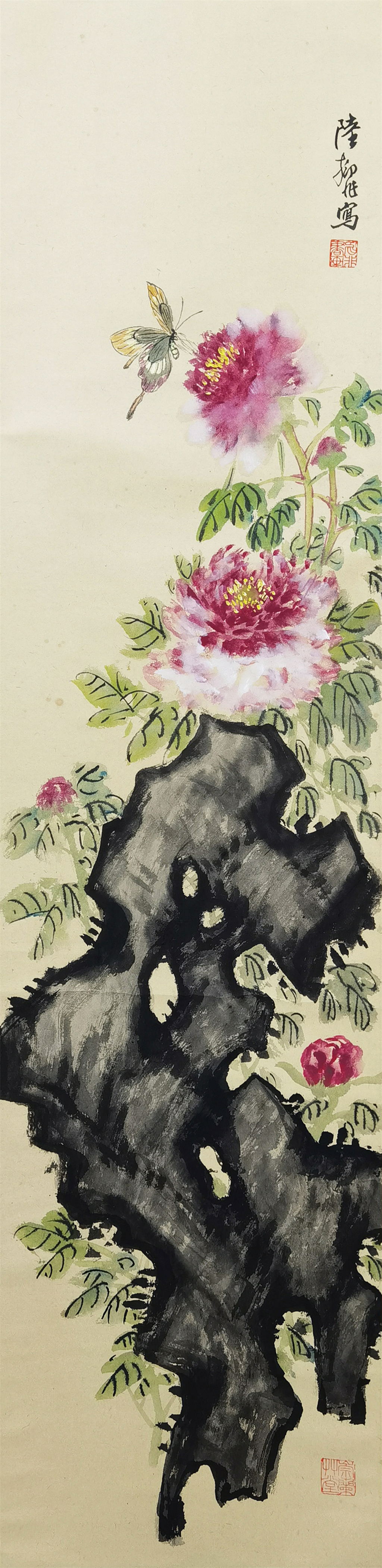 陆抑非     牡丹
