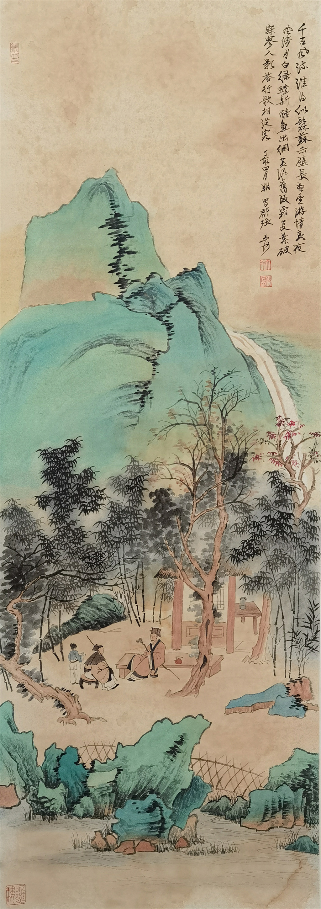 张大千     山水
