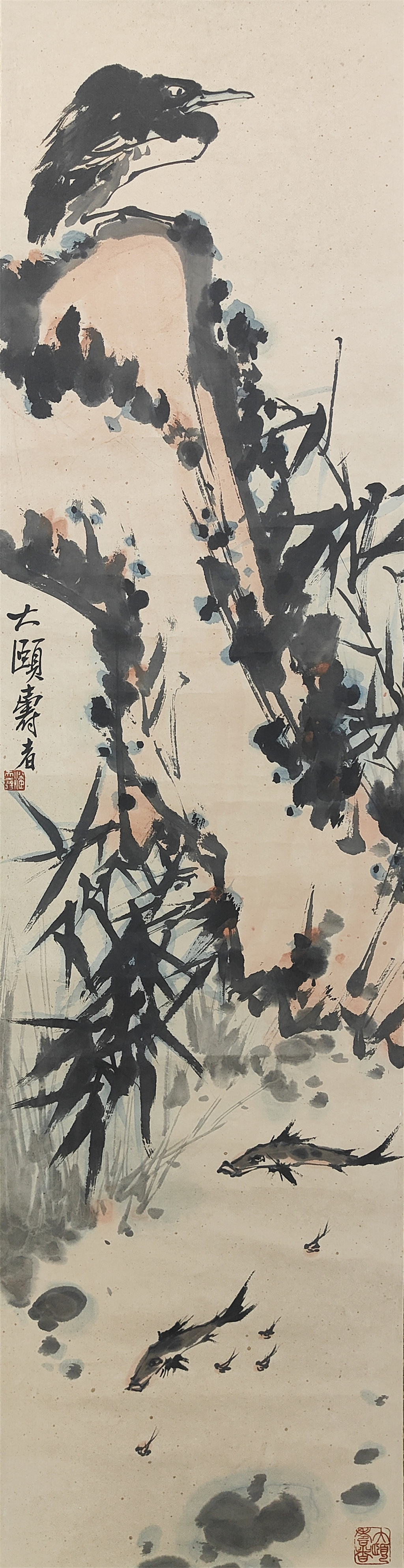潘天寿     鹰