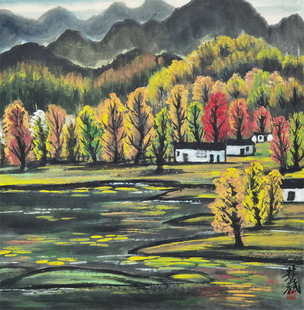 林风眠     风景