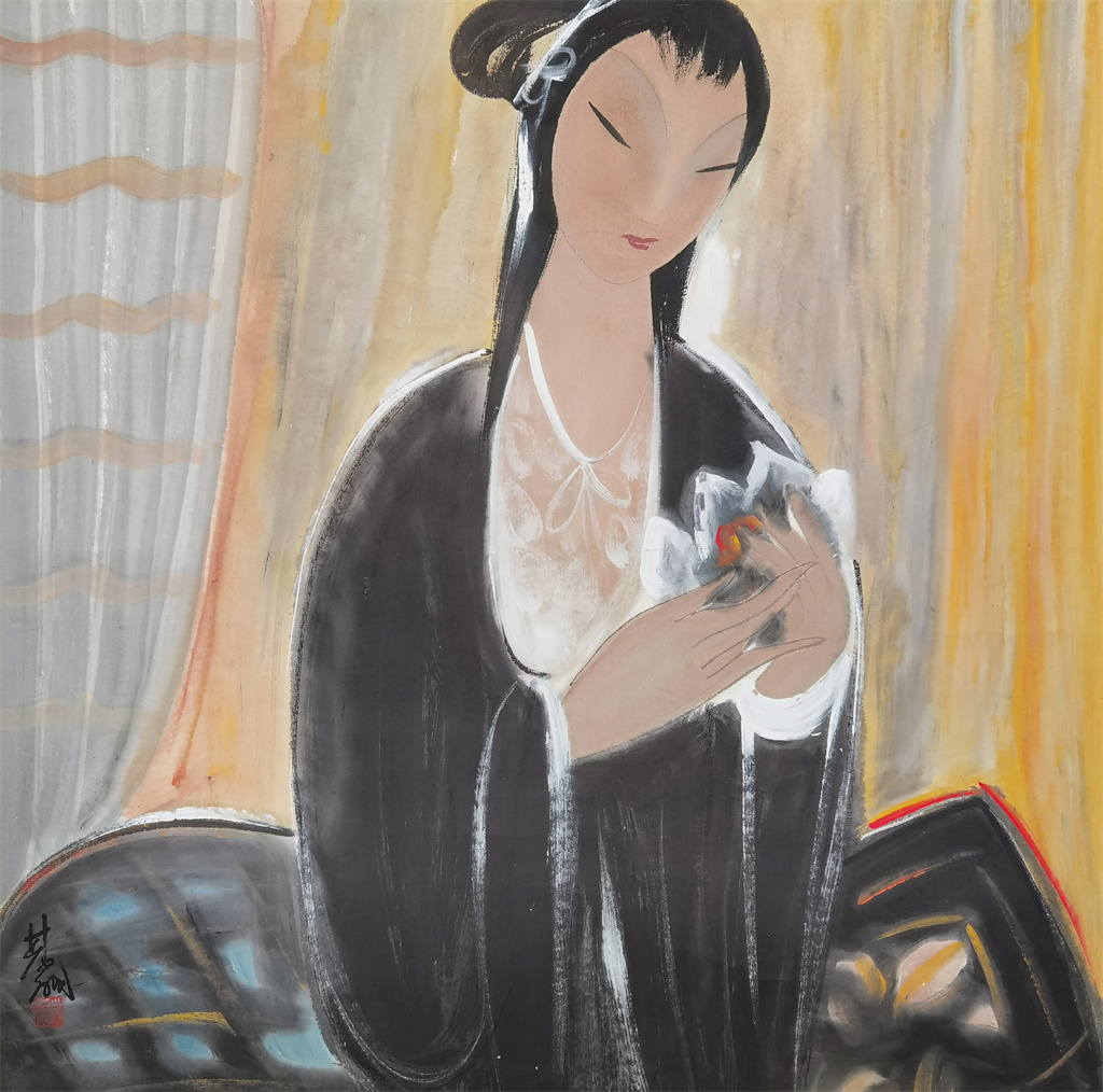 林风眠     仕女   附出版物