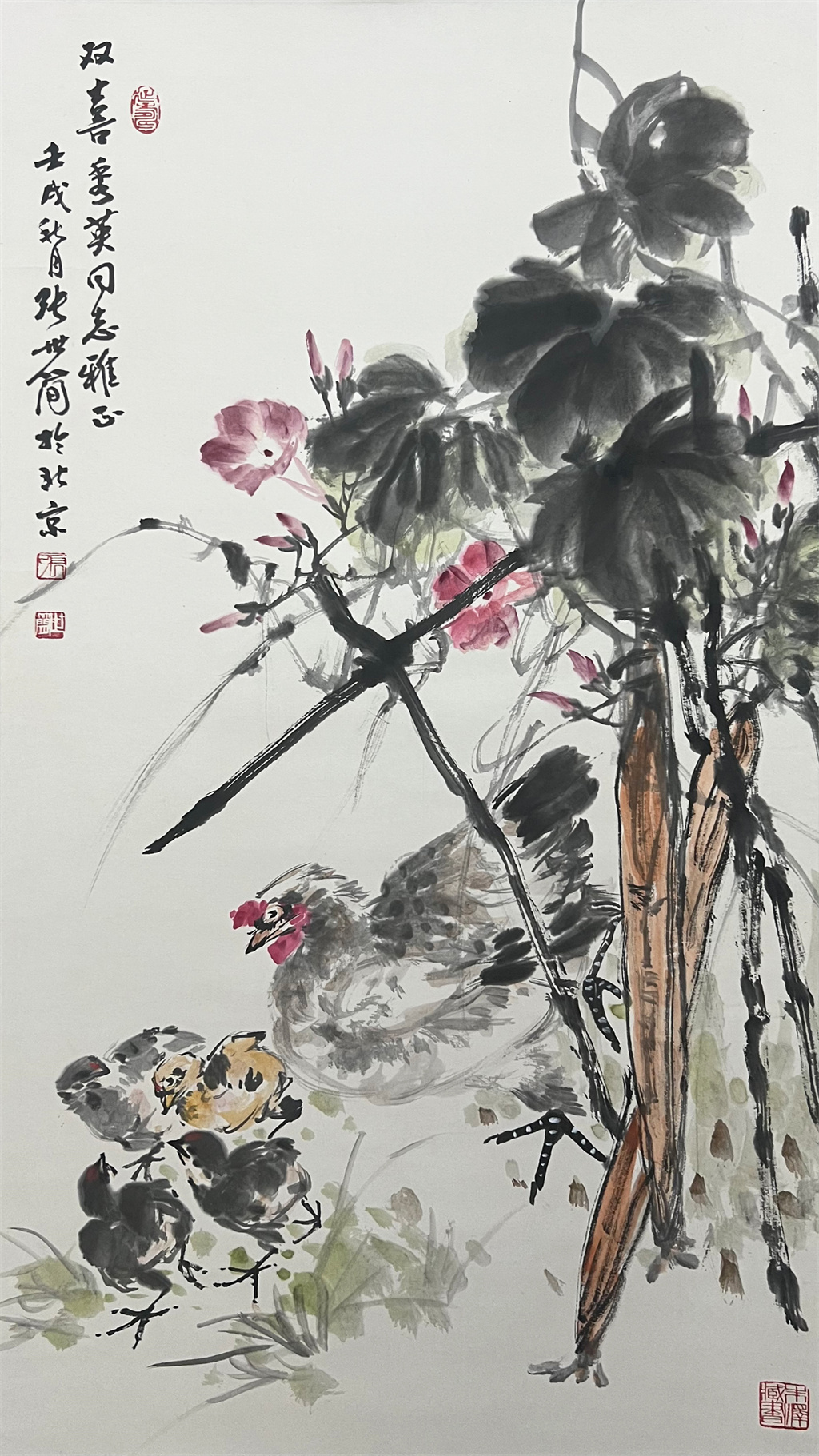 张世简     花鸟