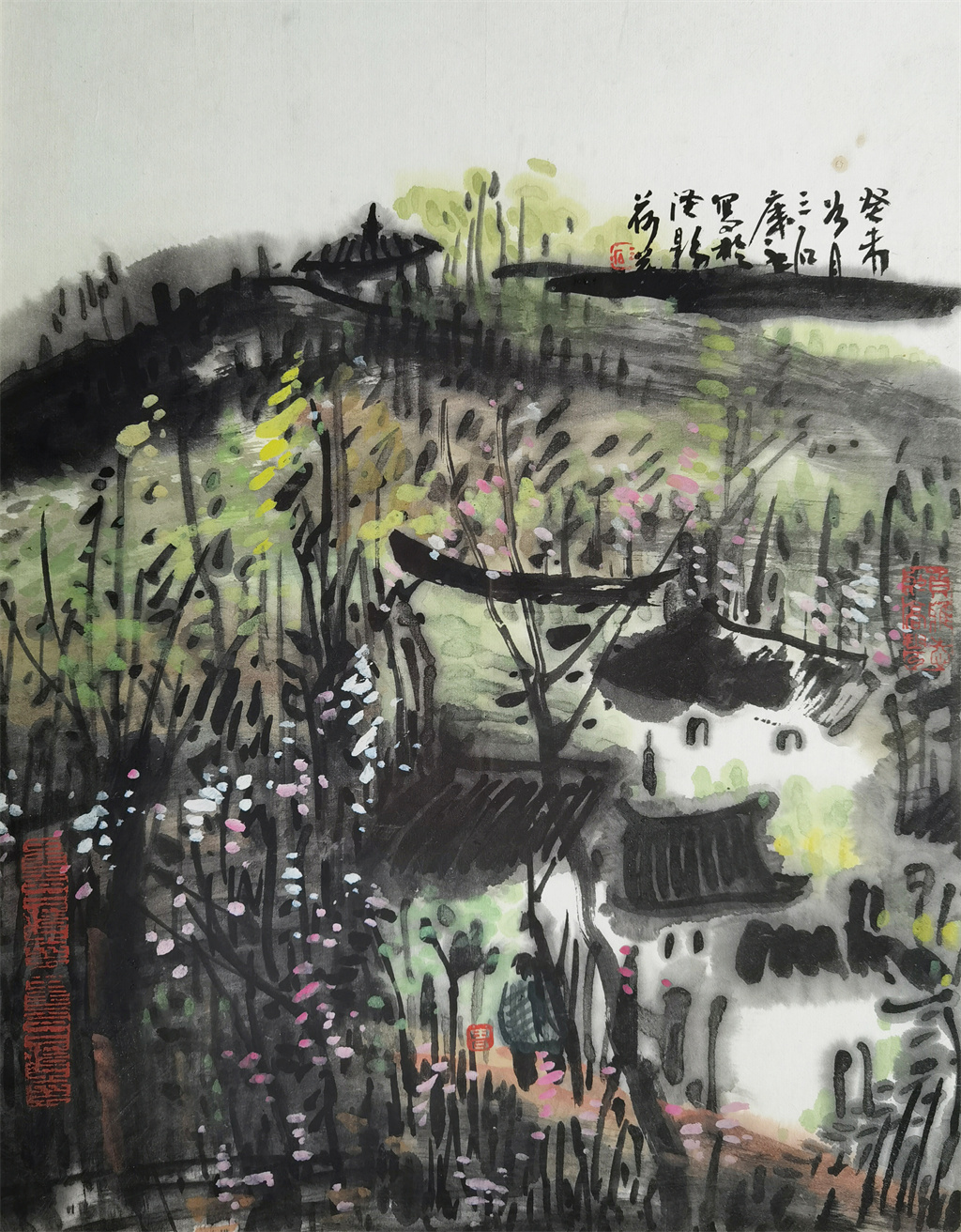 曾宓     山水