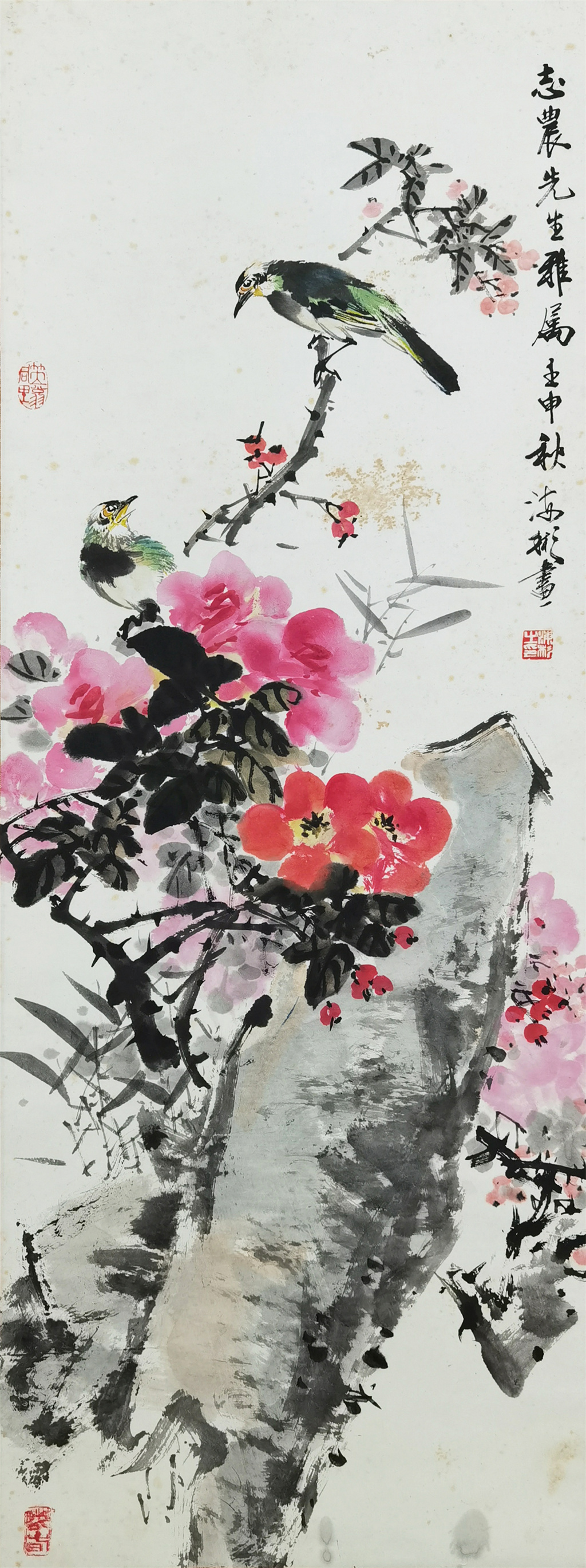 徐海彬     花鸟