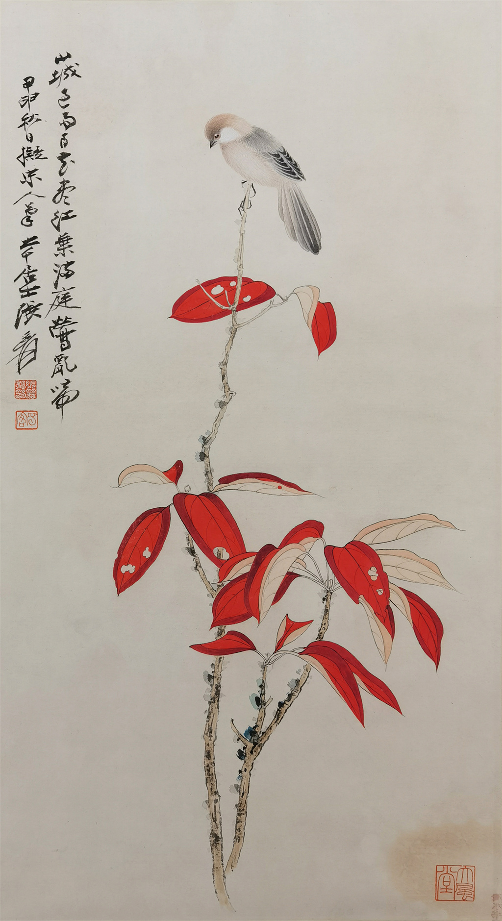 张大千     花鸟