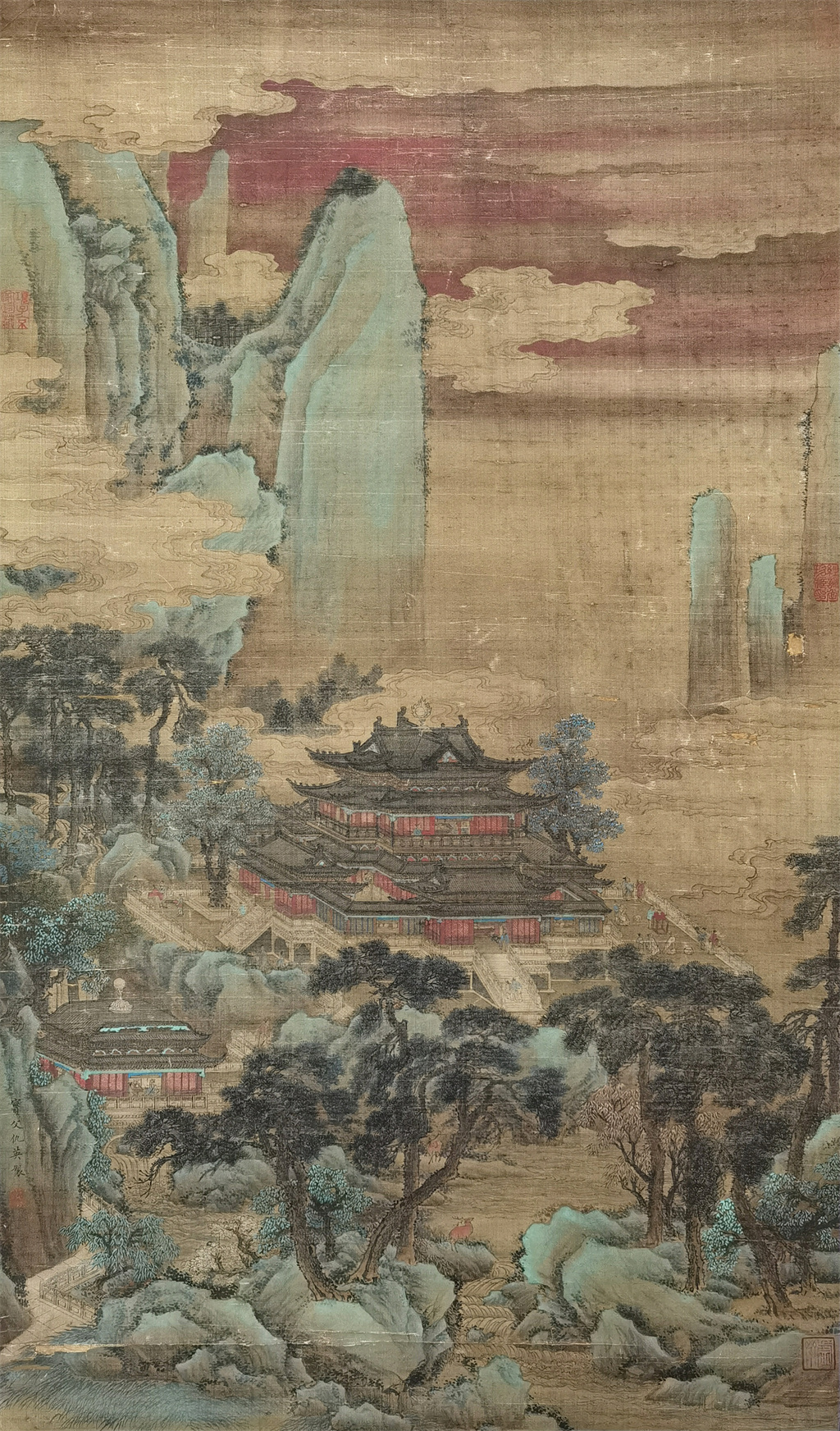 仇英     山水