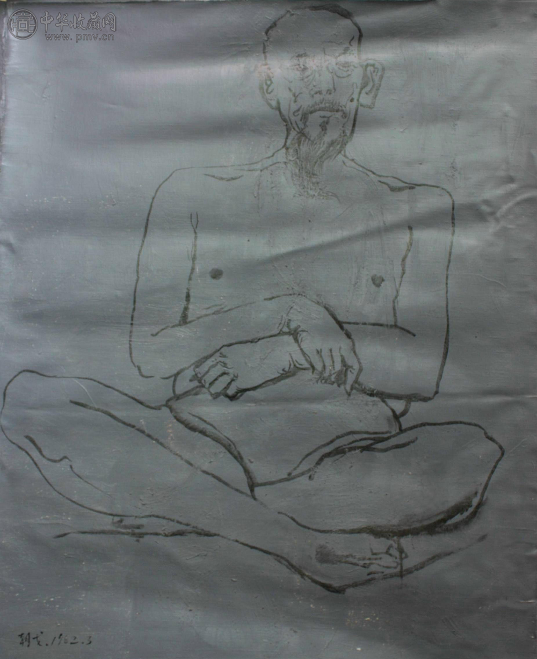 朝戈 《人物油画》 100x80cm