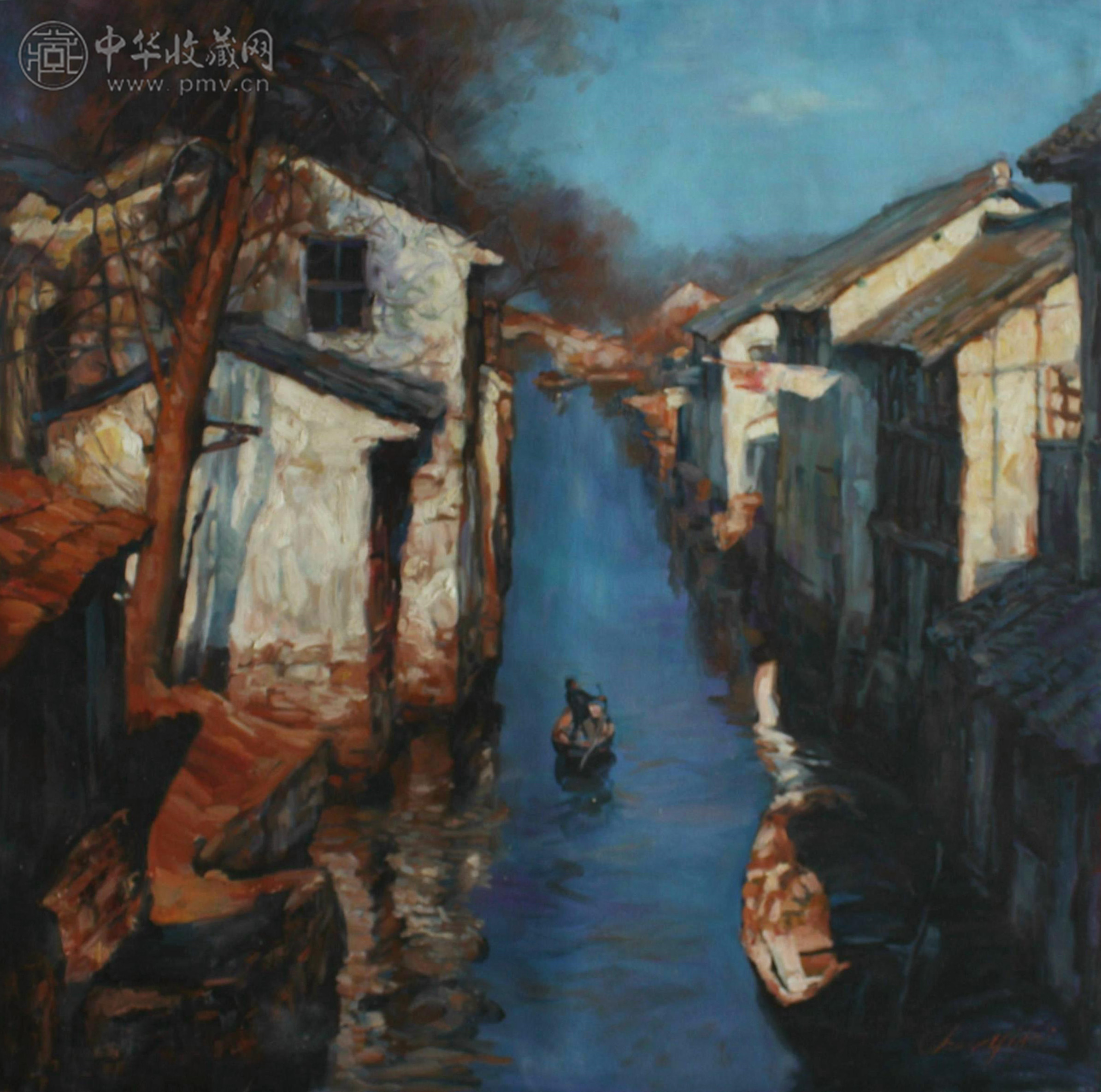 陈逸飞  《周庄》 97x96cm