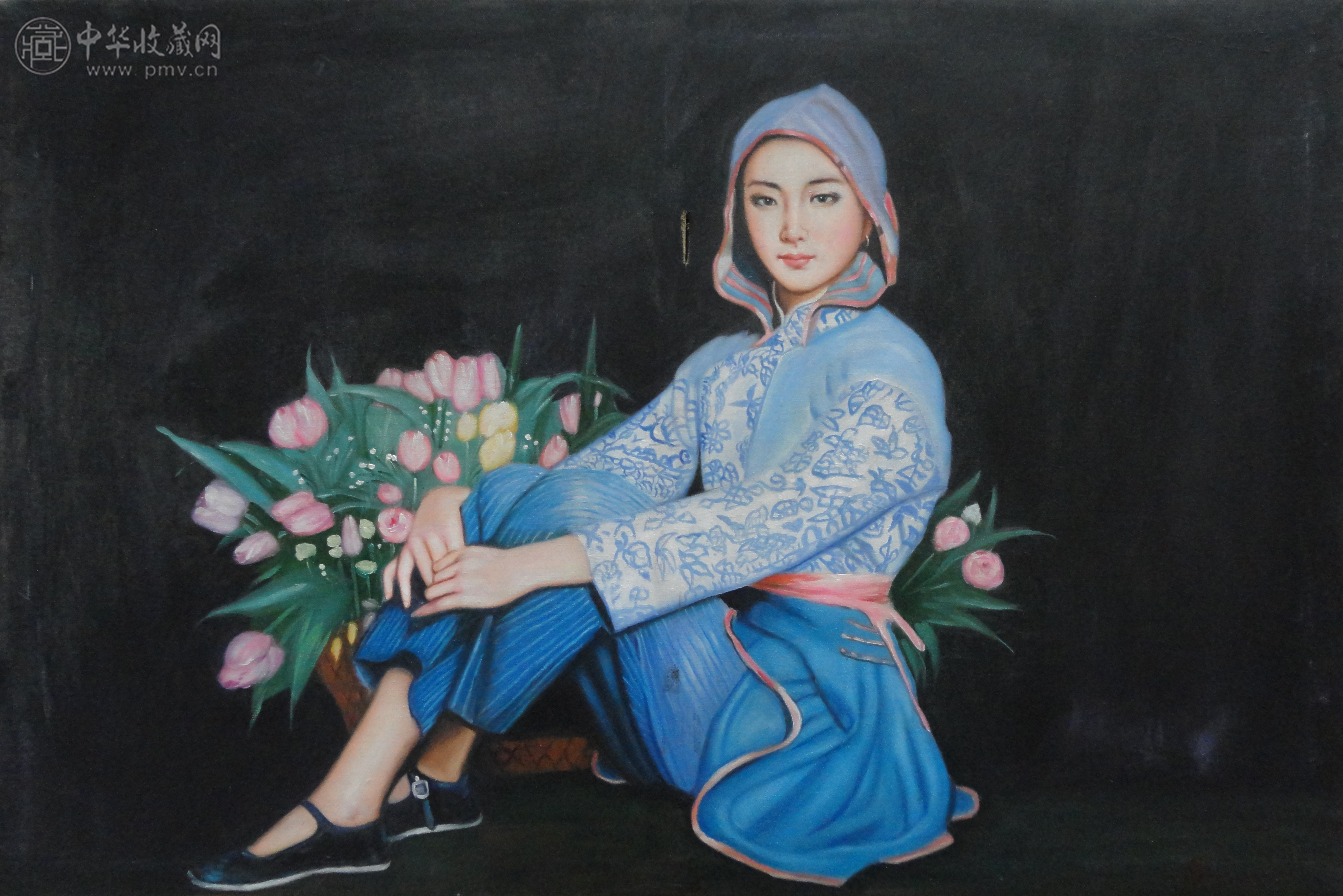 蒋昌一 《女人花》 60X90cm