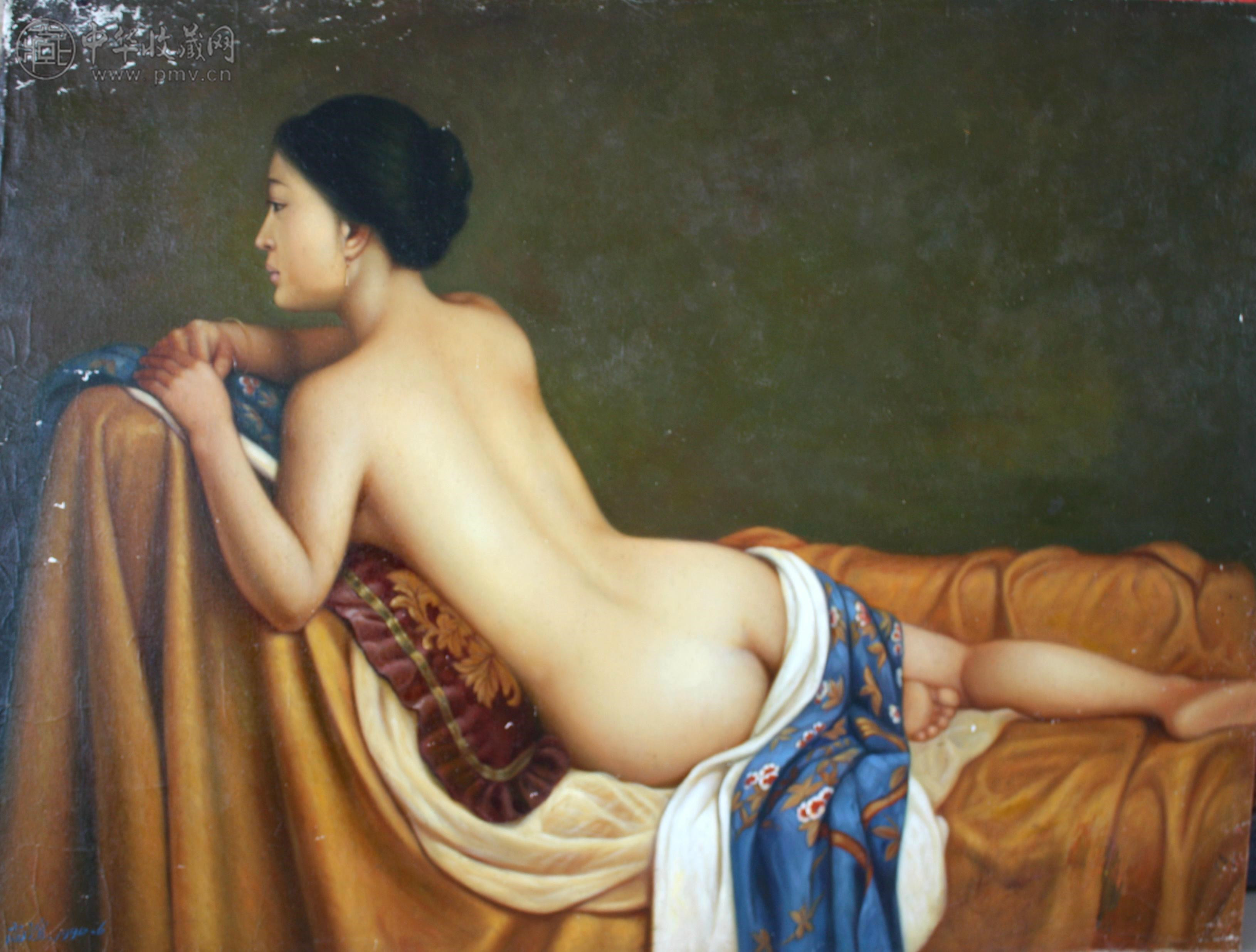 靳尚谊 《女人体》 98x76cm