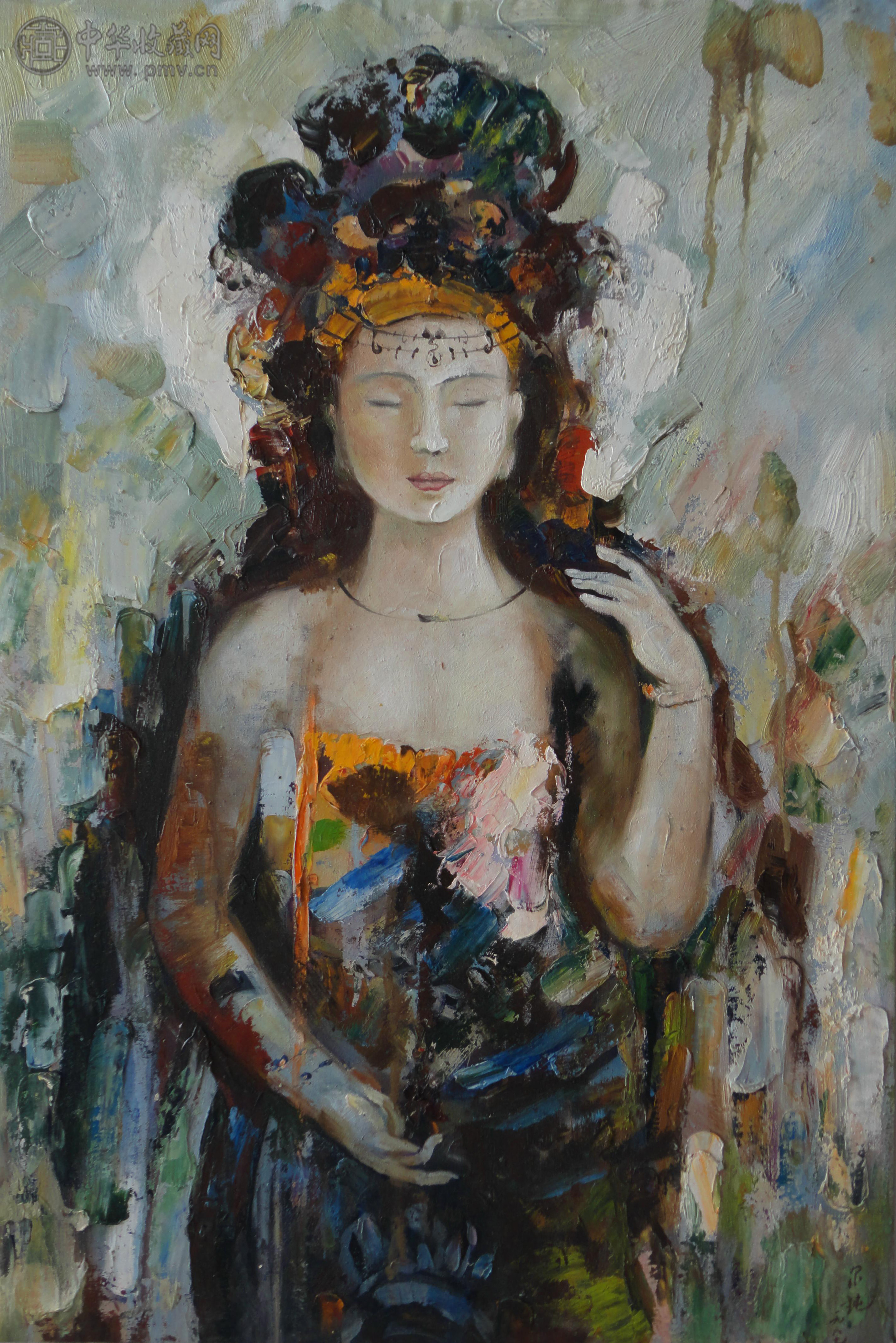 罗尔纯  《人物油画》