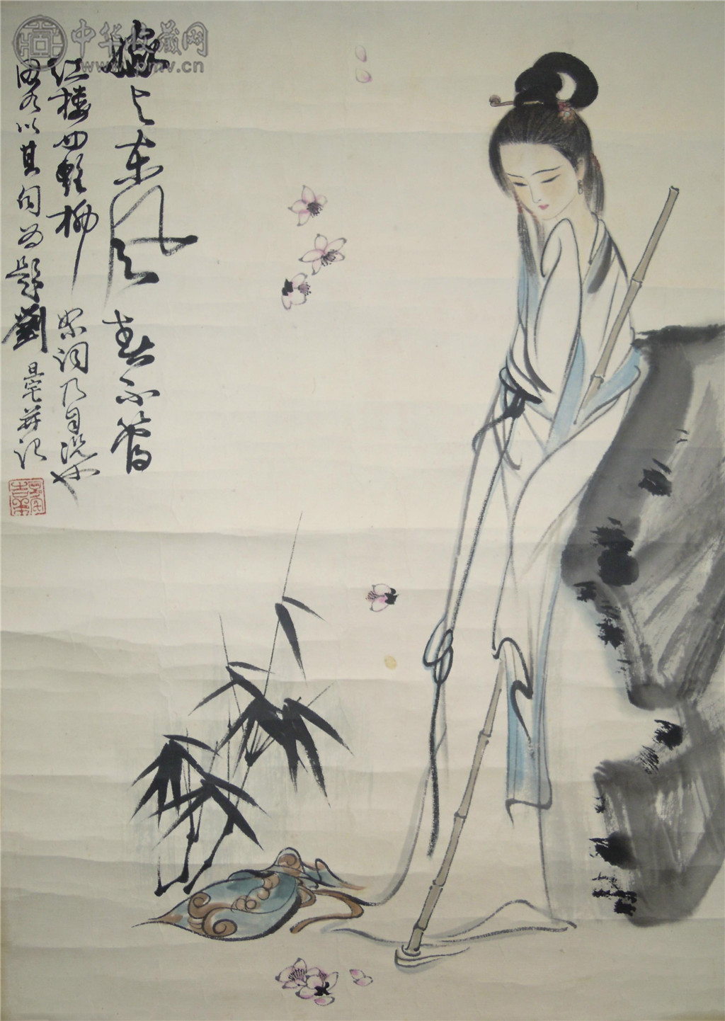 刘旦宅  《仕女图》 46x68cm