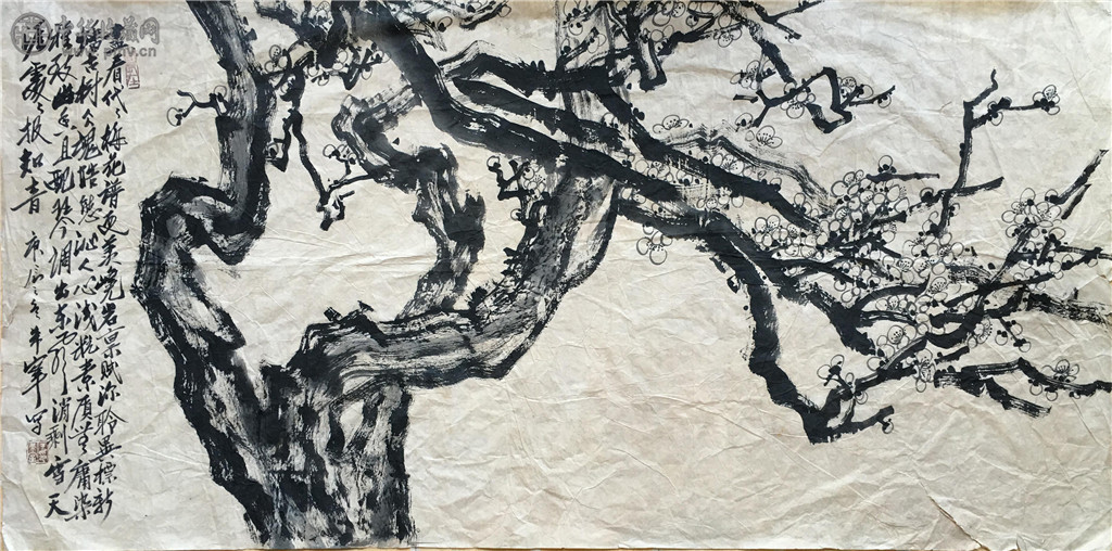 于希宁  《梅花》  136x68cm