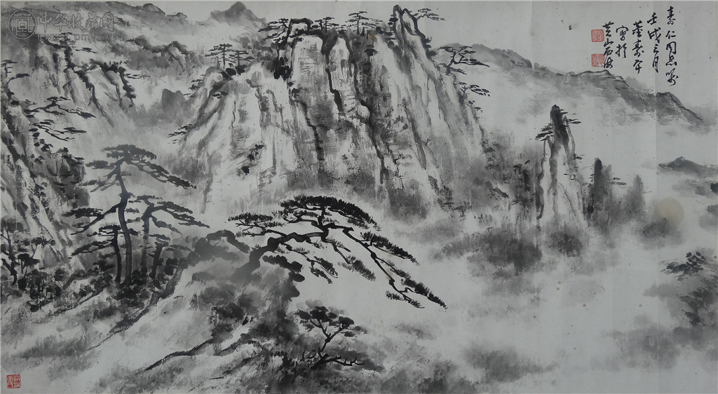 董寿平  《山水》 108x60.5cm