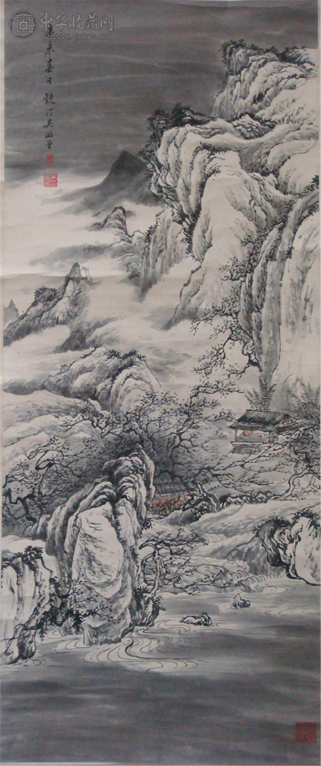 吴镜汀《山水》